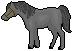 Steel Gray horse rpg icon