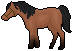 Bay horse rpg icon