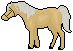 Palomino horse rpg icon