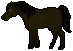 Smoky Black horse rpg icon