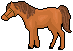 Chestnut horse rpg icon