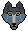 Upset wolf emoticon rpg icon