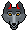 Devious/Mischevious wolf emoticon rpg icon