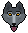 Playful wolf emoticon icon wolf emoticon rpg icon