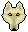 Cream wolf face rpg icon