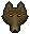 Dark brown wolf face rpg icon