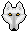 White wolf face rpg icon