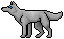 Standing wolf rpg icon