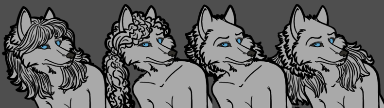 Female Werewolf PSD Preview Image